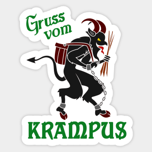 Gruss Vom Krampus Sticker